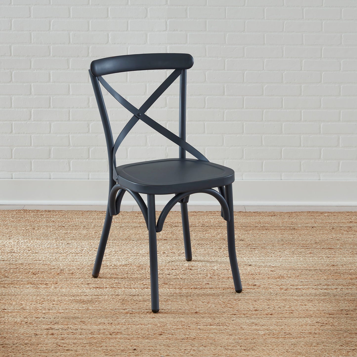 Vintage Series - X Back Side Chair - Navy