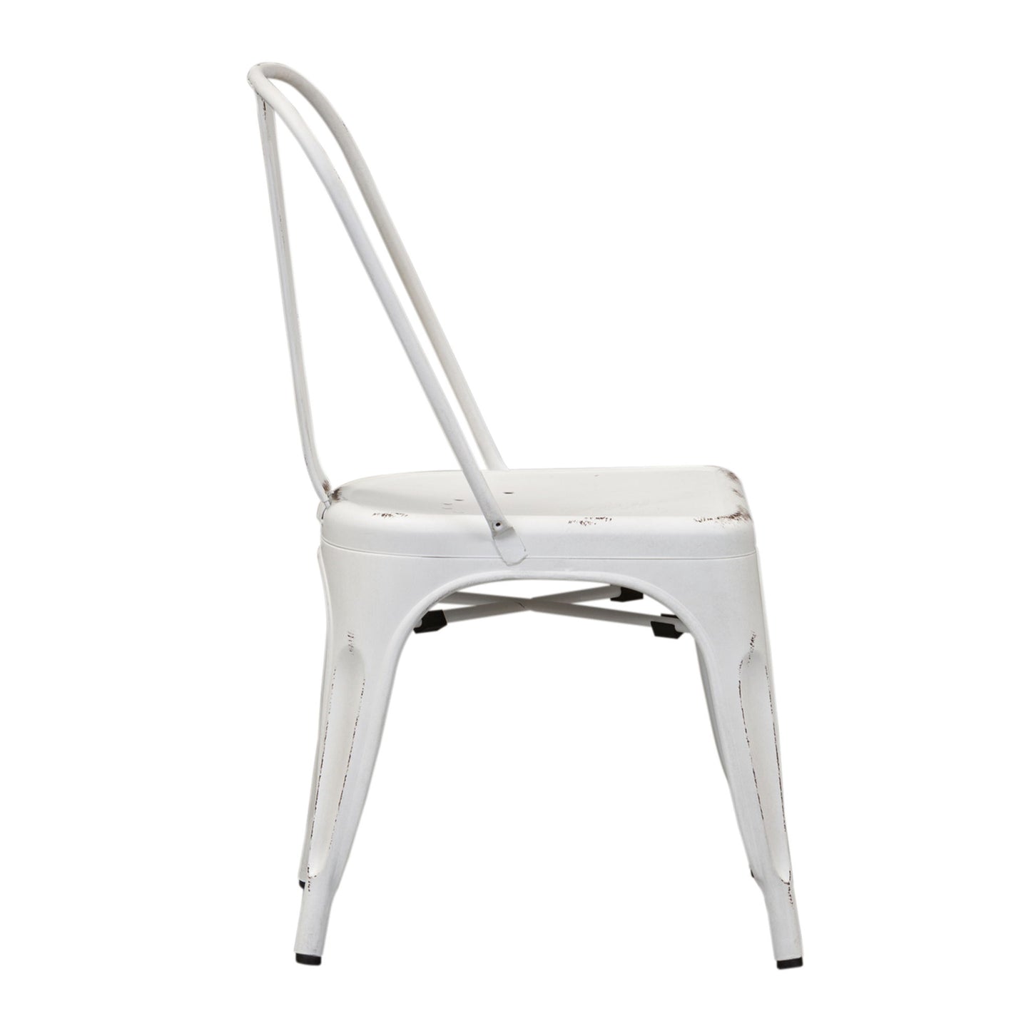 Vintage Series - Bow Back Side Chair - Antique White