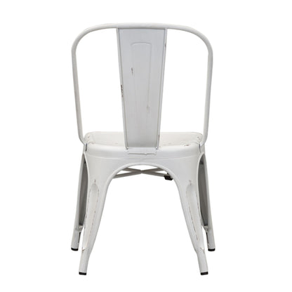 Vintage Series - Bow Back Side Chair - Antique White
