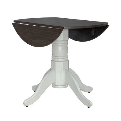 Brook Bay - Drop Leaf Table Set - White