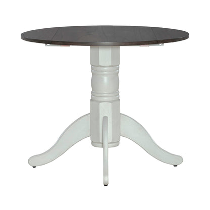 Brook Bay - Drop Leaf Table Set - White