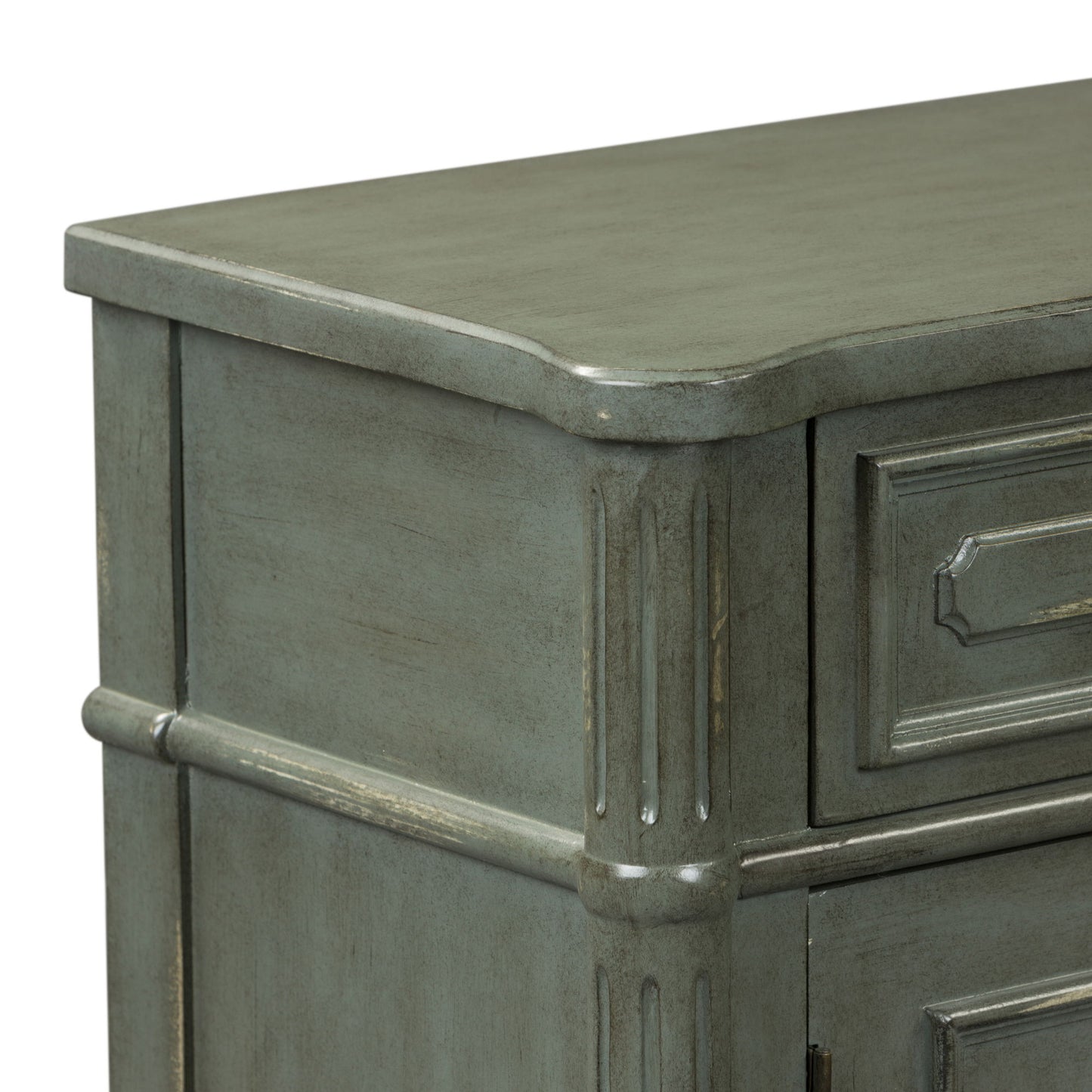 Madison Park - 1 Drawer 2 Door Accent Cabinet - Dark Gray