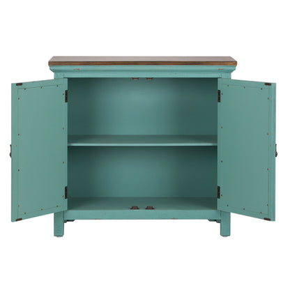 Kensington - 2 Door Accent Cabinet - Blue