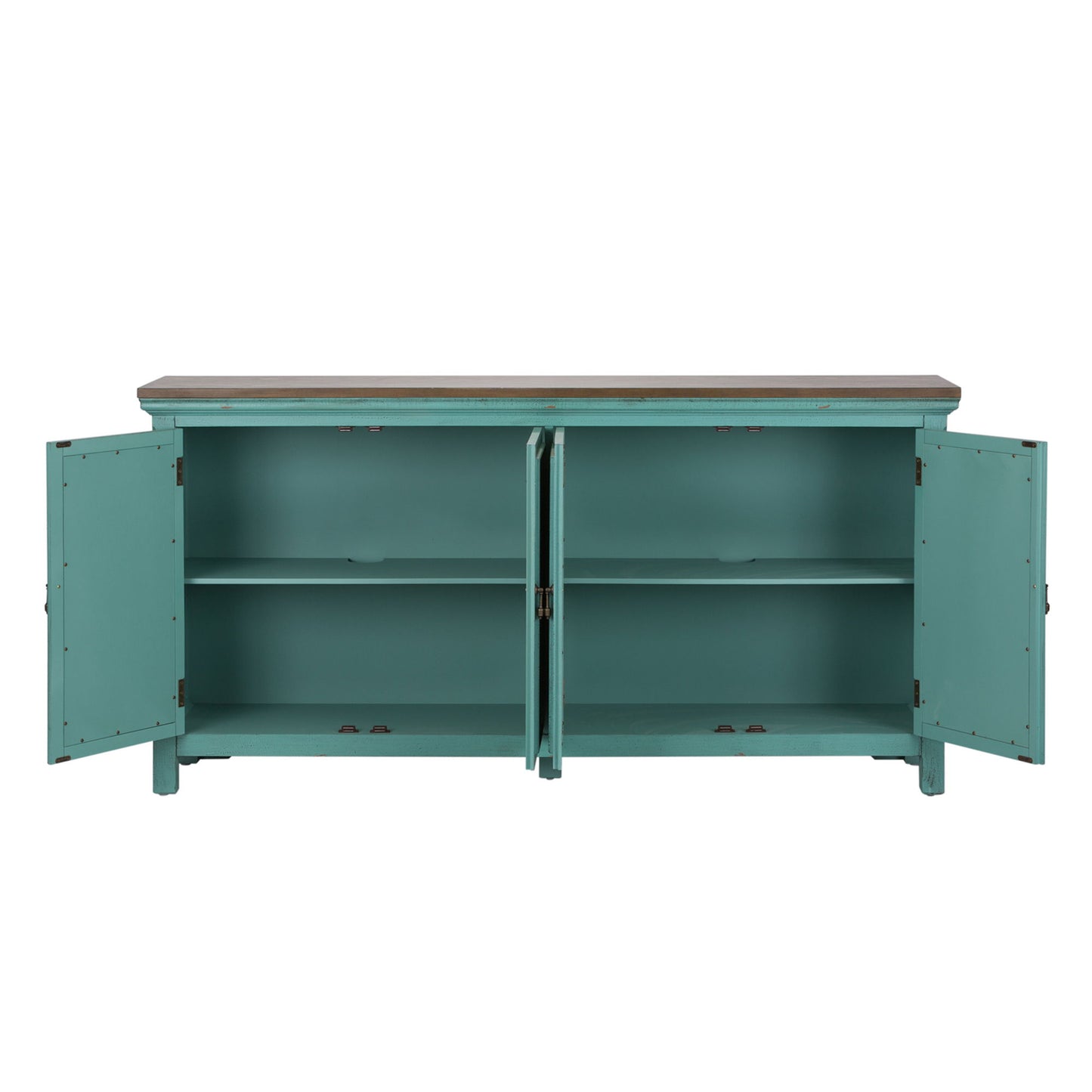 Kensington - 4 Door Accent Cabinet - Blue