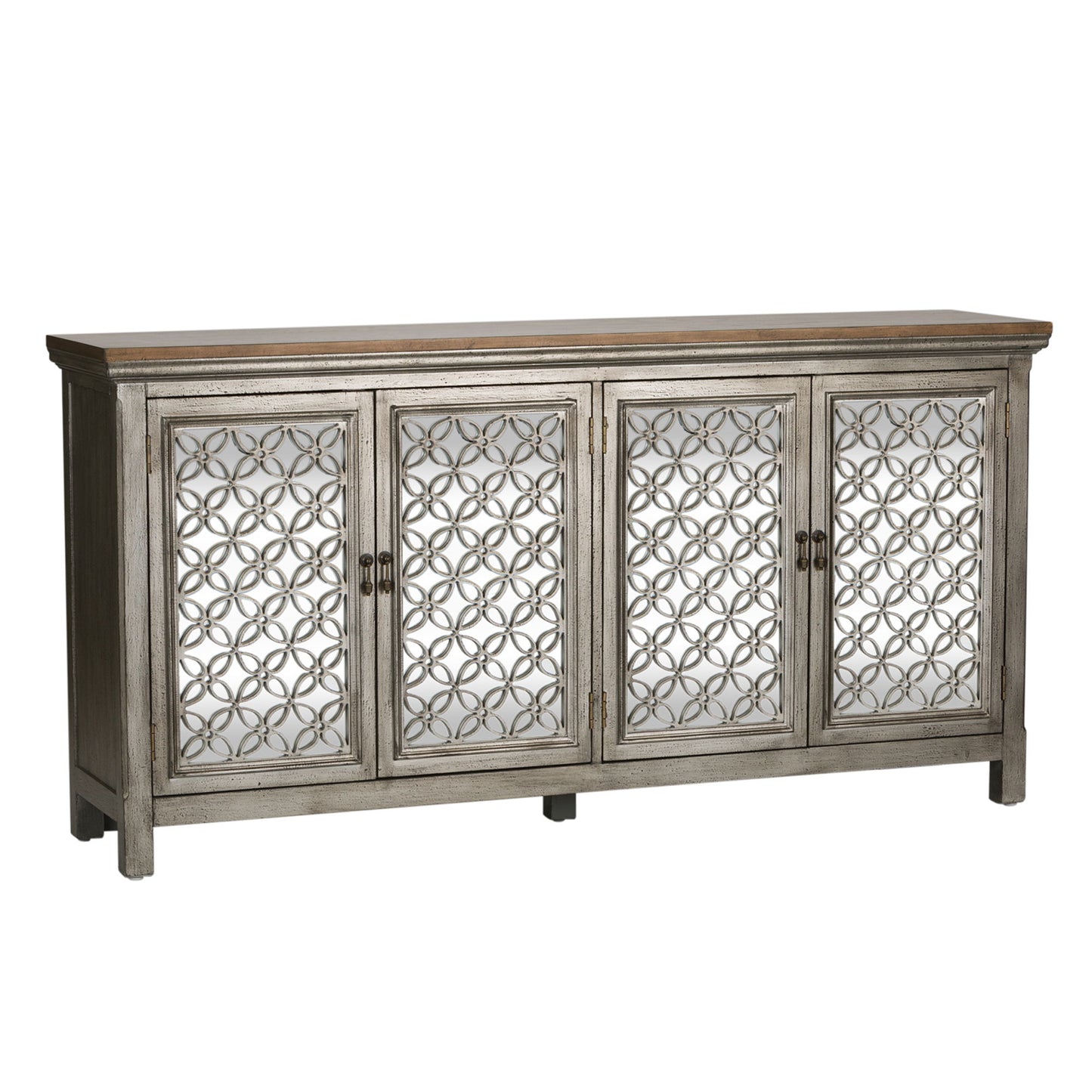 Westridge - 4 Door Accent Cabinet - Light Brown