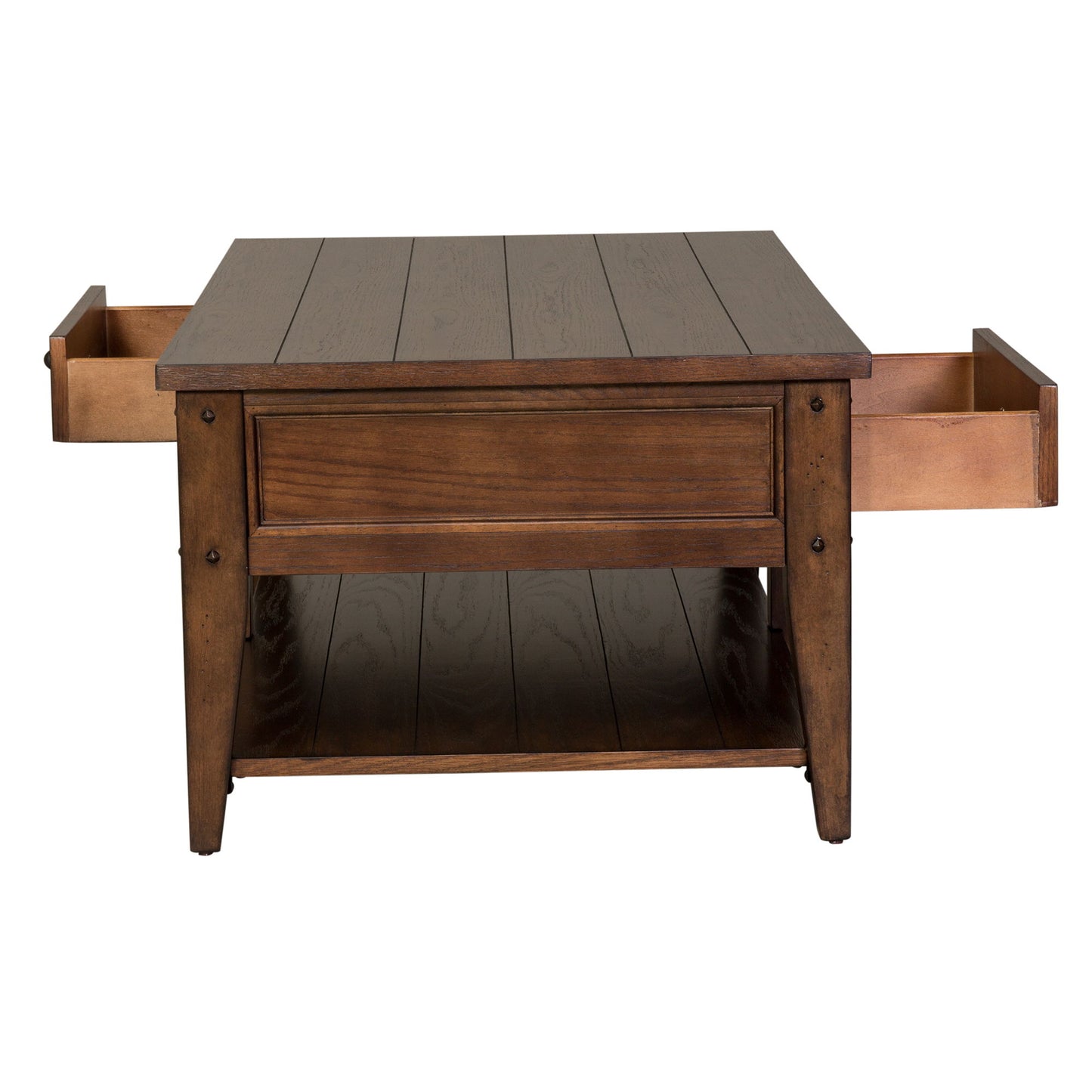 Lake House - Cocktail Table - Rustic Brown