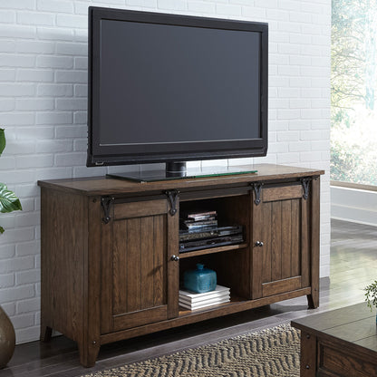 Lake House - TV Console - Rustic Brown