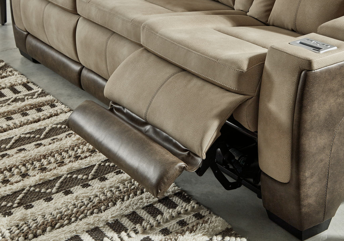 Next-gen - Sand - Pwr Rec Sofa With Adj Headrest