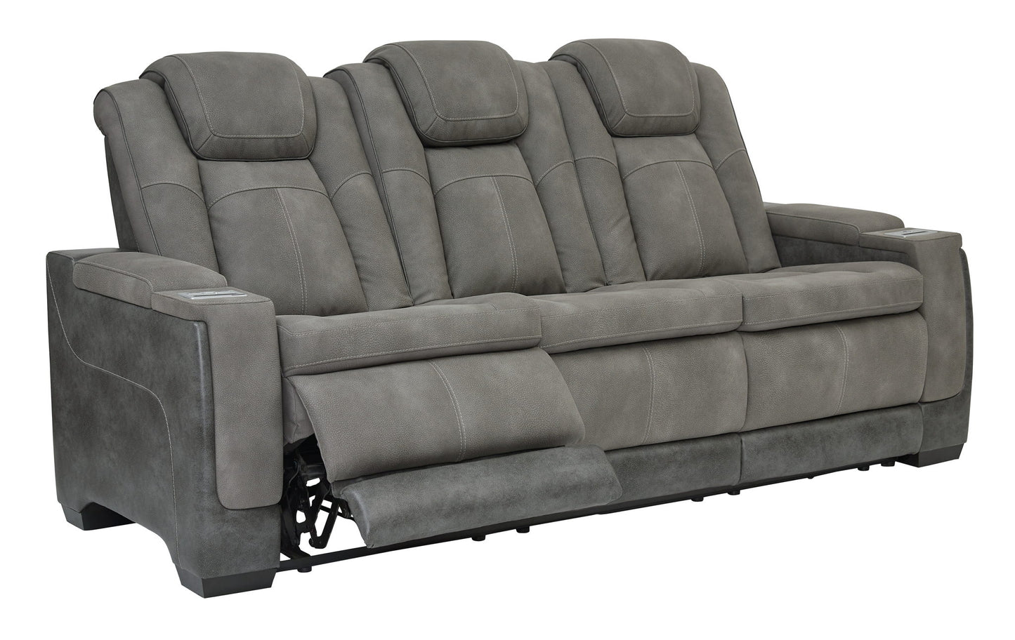 Next-gen - Slate - Pwr Rec Sofa With Adj Headrest