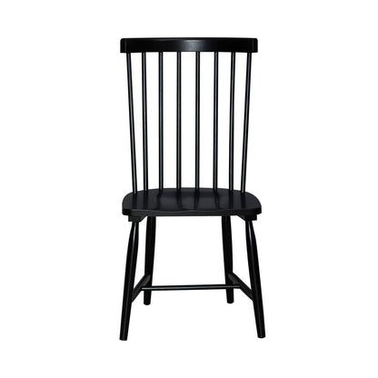 Capeside Cottage - Spindle Back Side Chair - Black (Rta)