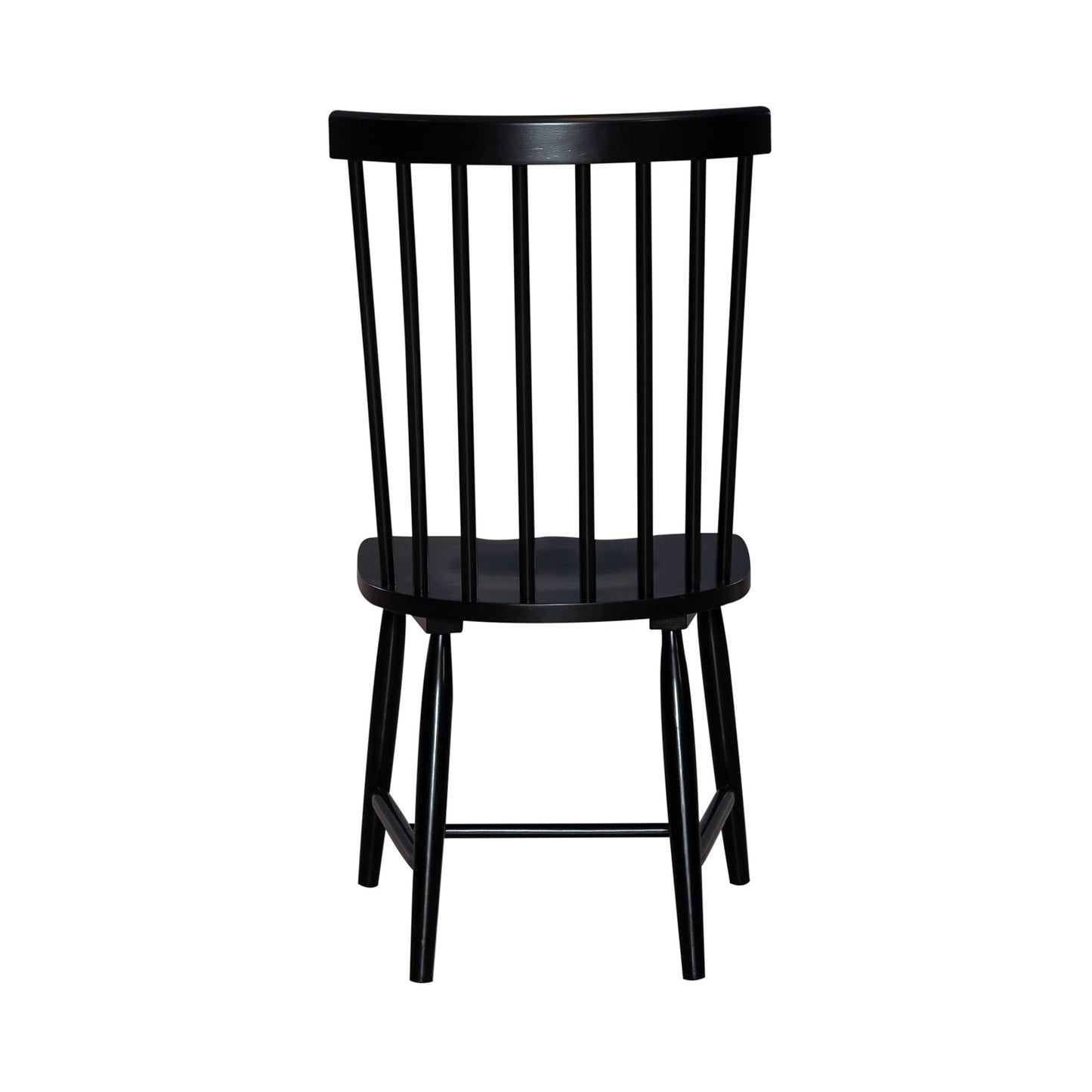 Capeside Cottage - Spindle Back Side Chair - Black (Rta)