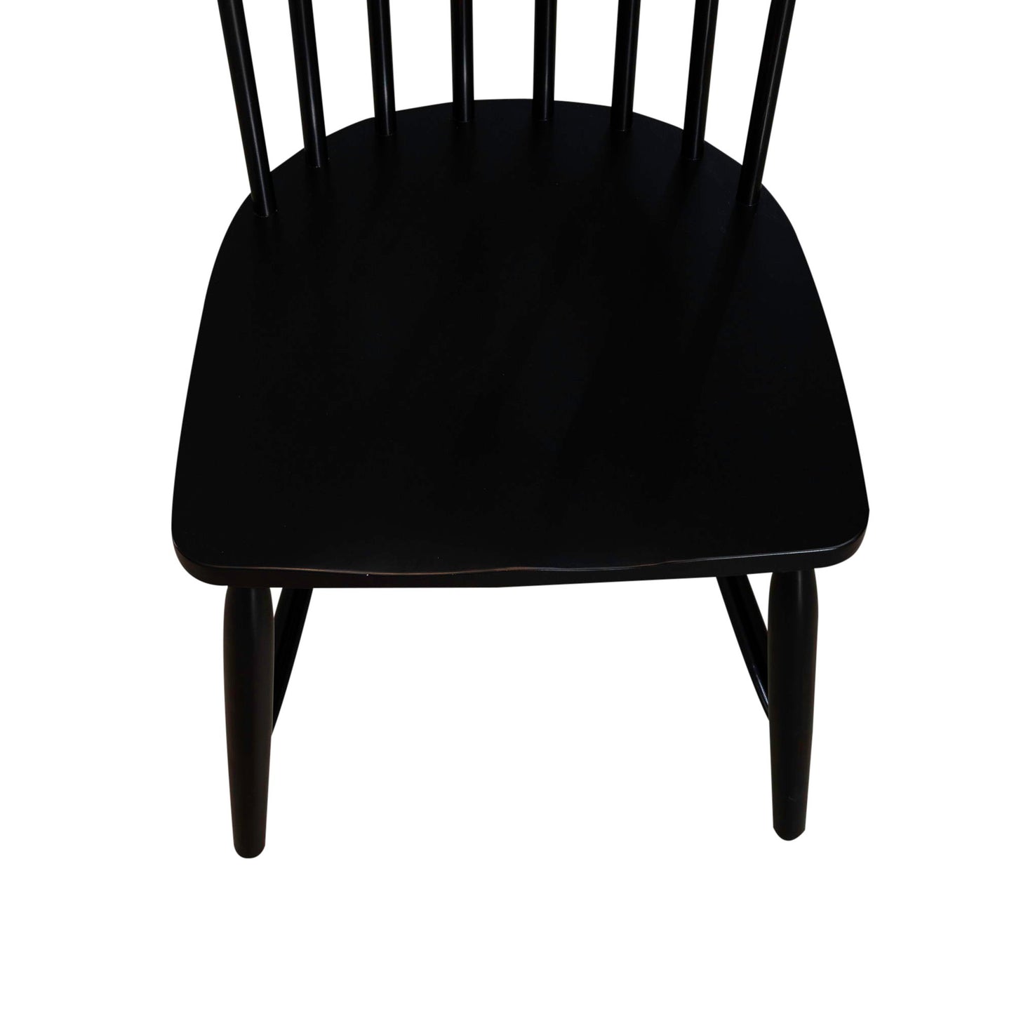 Capeside Cottage - Spindle Back Side Chair - Black (Rta)