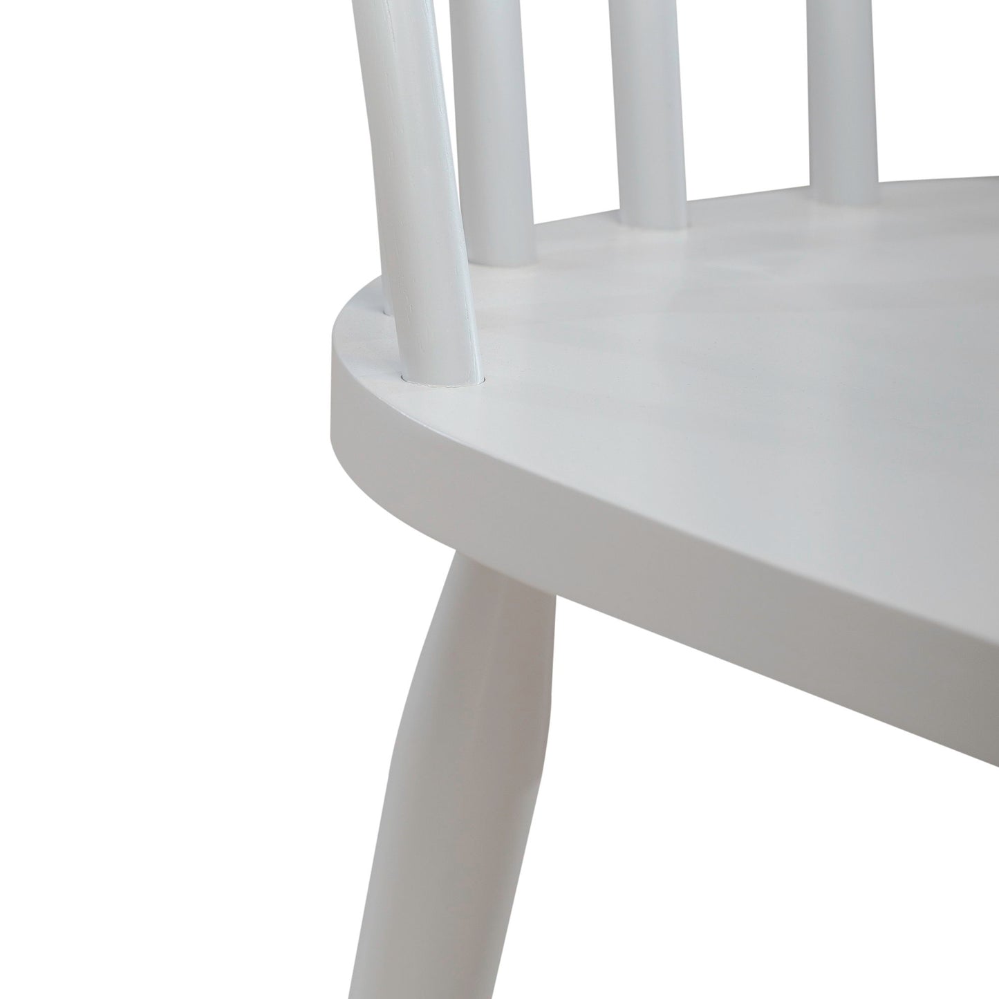 Capeside Cottage - Spindle Back Side Chair - White (Rta)