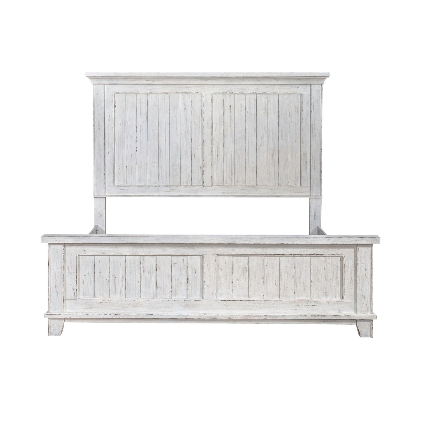 River Place - King Panel Bed - White