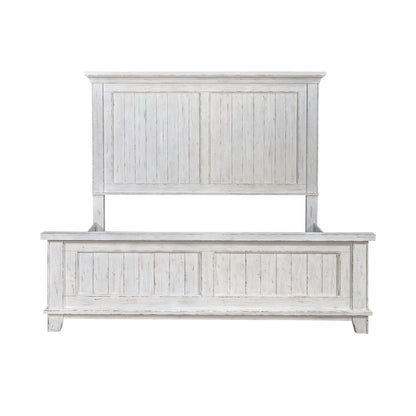 River Place - King Panel Bed - White