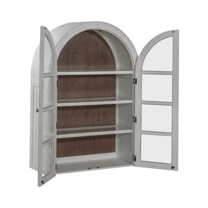 River Place - Curio Hutch - White