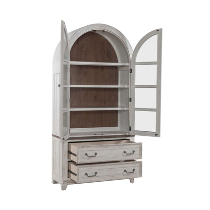 River Place - Curio Cabinet - White