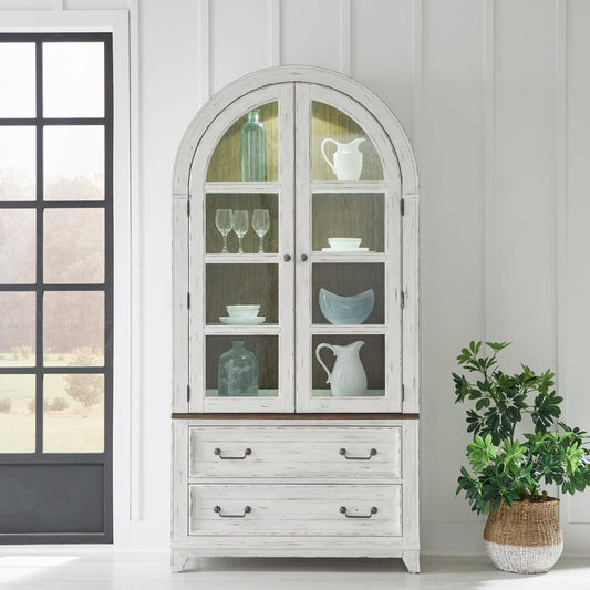 River Place - Curio Cabinet - White