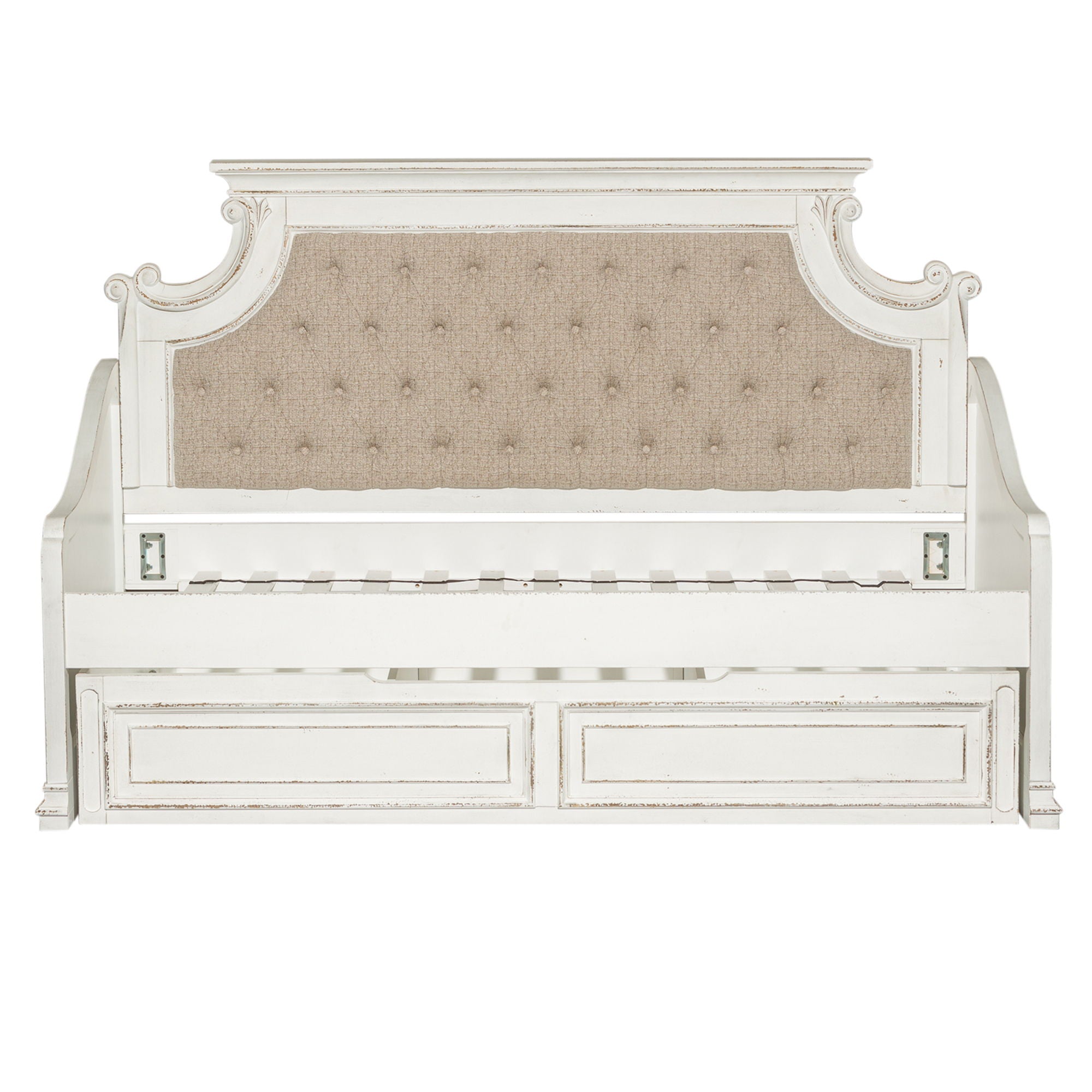Magnolia Manor Twin Daybed With Trundle White Furniture Warehouse Ohio