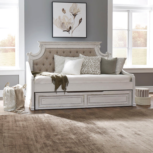 Magnolia Manor - Twin Daybed With Trundle - White