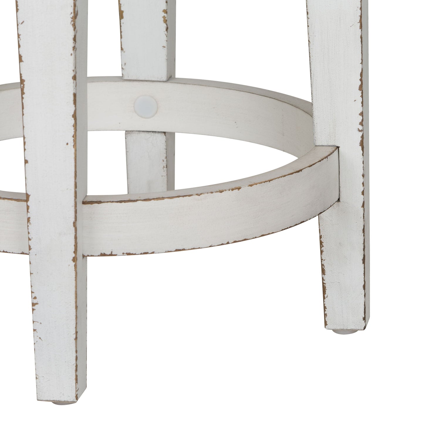 Magnolia Manor - Console Swivel Stool - White