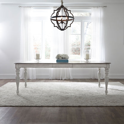 Magnolia Manor - Rectangular Leg Table - White