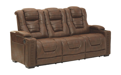 Owner's - Thyme - Pwr Rec Sofa With Adj Headrest