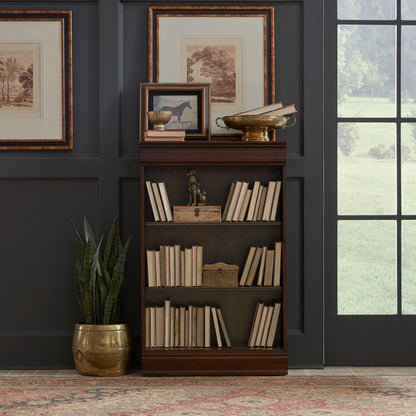 Brayton Manor - Jr Executive 48" Bookcase - Dark Brown