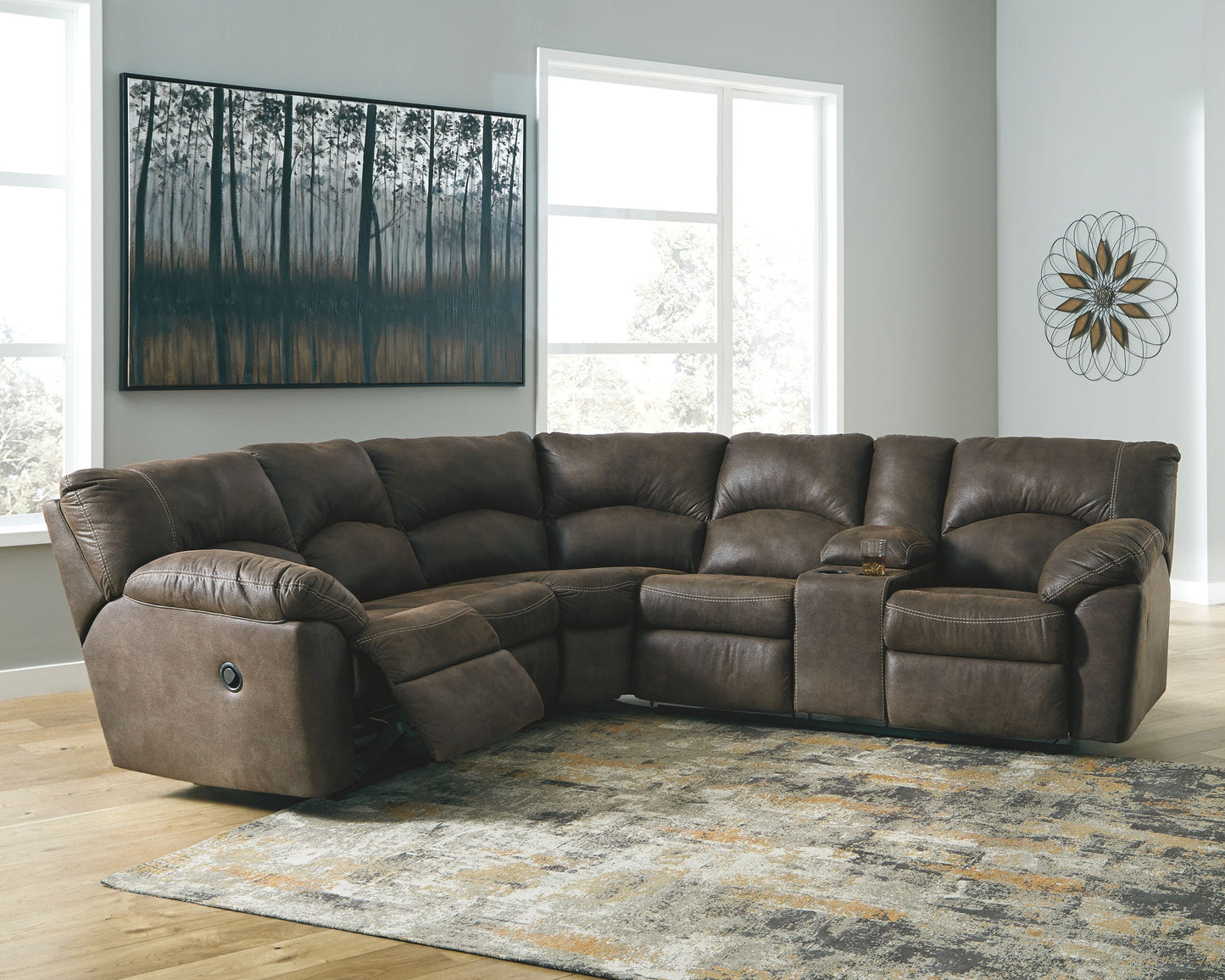 Tambo - Canyon - Right Arm Facing Loveseat With Console 2 Pc Sectional