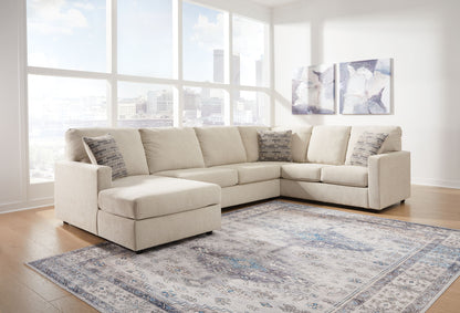 Edenfield - Linen - Left Arm Facing Corner Chaise 3 Pc Sectional