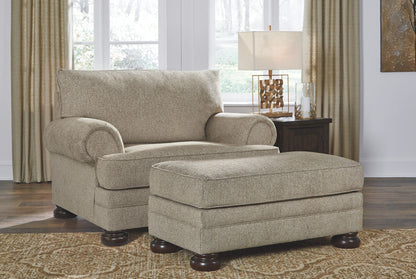 Kananwood - Oatmeal - 2 Pc. - Chair And A Half With Ottoman