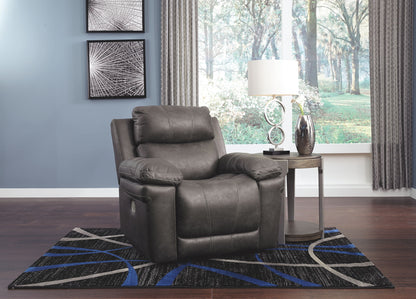 Erlangen - Dark Gray - Pwr Recliner/Adj Headrest