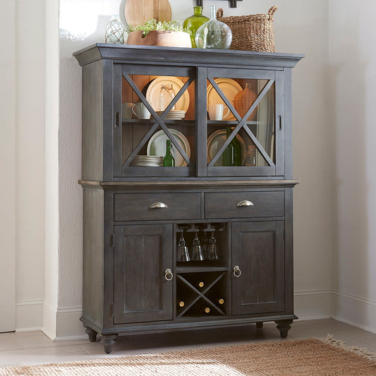 Ocean Isle - Hutch & Buffet - Dark Gray