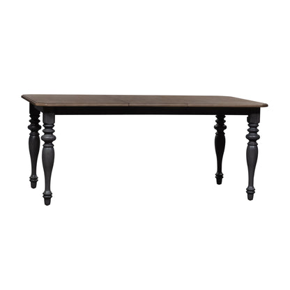 Ocean Isle - Rectangular Leg Table - Dark Gray