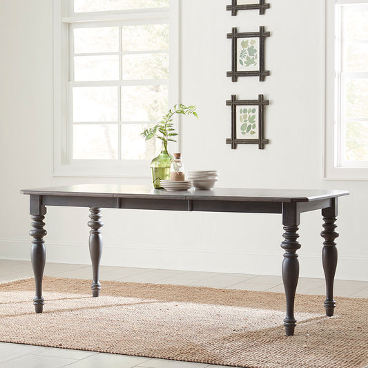 Ocean Isle - Rectangular Leg Table - Dark Gray