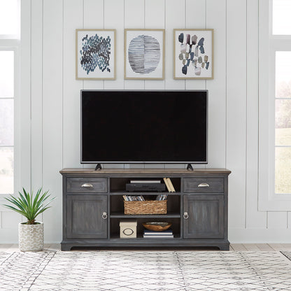 Ocean Isle - 64" Entertainment Tv Stand - Black