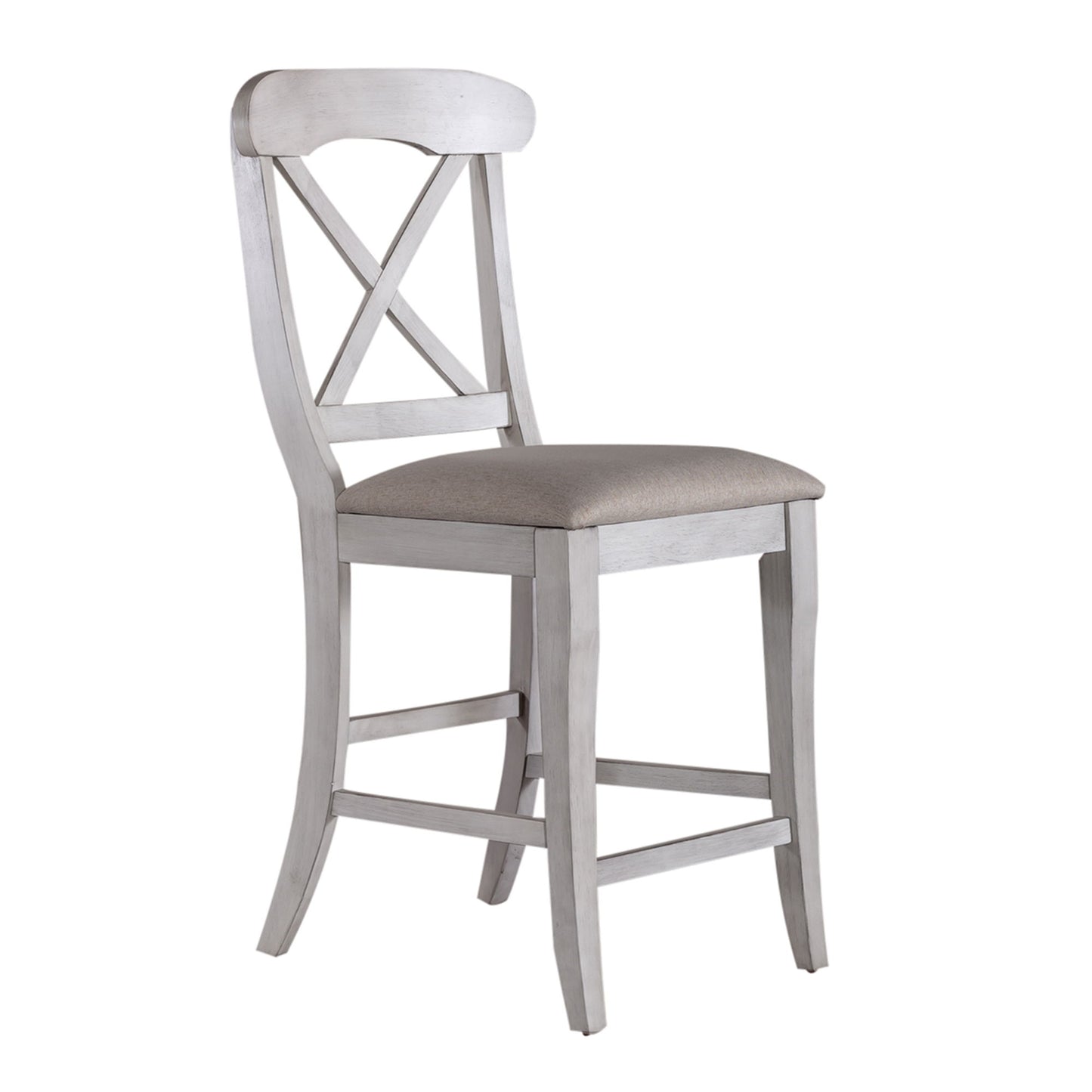 Ocean Isle - Upholstered X Back Counter Chair (Rta)