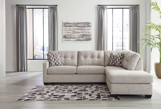 Mahoney - Pebble - 2-Piece Sectional With Raf Corner Chaise