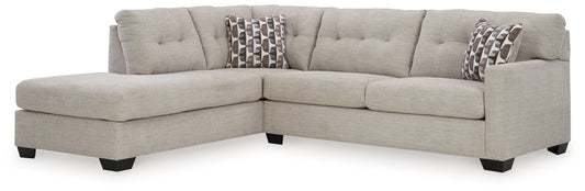 Mahoney - Pebble - 2-Piece Sleeper Sectional With Laf Corner Chaise