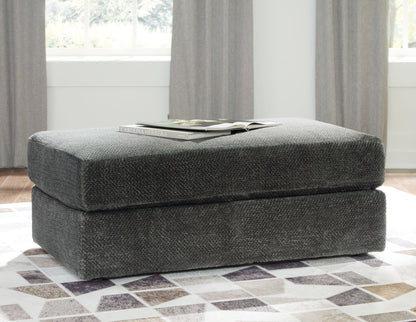 Karinne - Smoke - Oversized Accent Ottoman