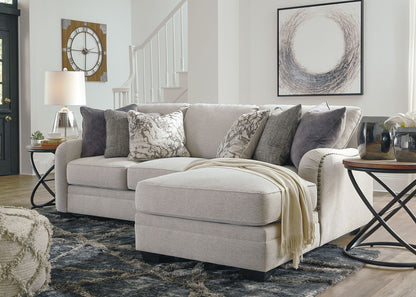 Dellara - Chalk - Right Arm Facing Corner Chaise 2 Pc Sectional