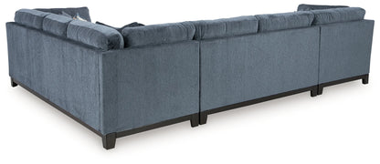 Maxon Place - Navy - 3-Piece Sectional With Laf Corner Chaise