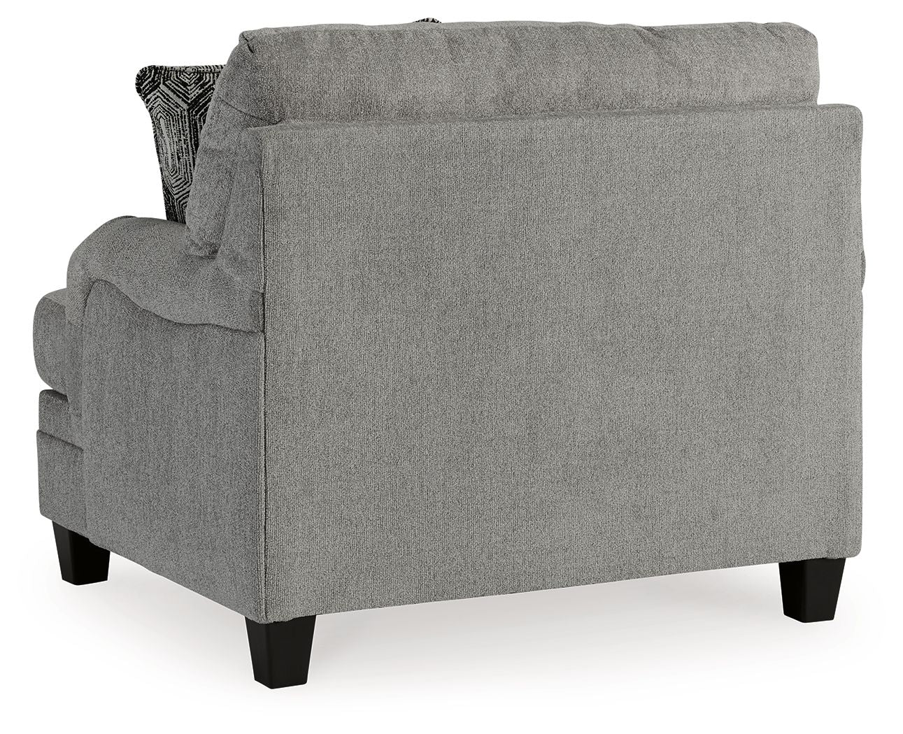 Davinca - Charcoal - Chair And A Half, Ottoman