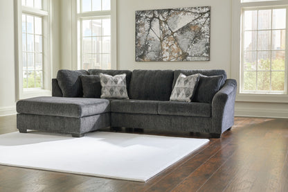 Biddeford - Ebony - 2-Piece Sectional With Laf Corner Chaise