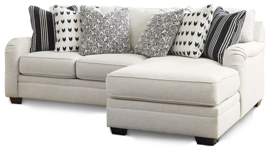 Huntsworth - Dove Gray - 2-Piece Sectional With Raf Corner Chaise