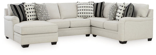 Huntsworth - Dove Gray - 4-Piece Sectional With Laf Corner Chaise