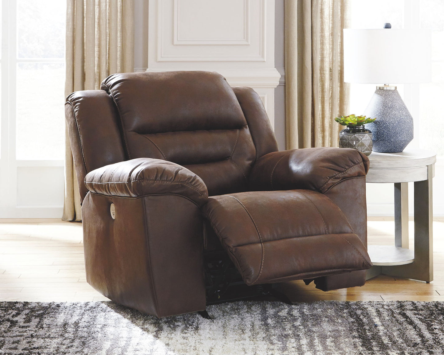 Stoneland - Chocolate - Power Rocker Recliner