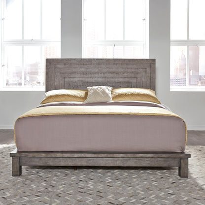 Modern Farmhouse - Queen Platform Bed - Gray