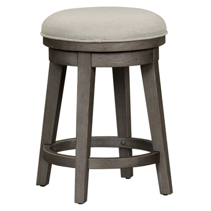 Modern Farmhouse - Console Swivel Stool - Gray