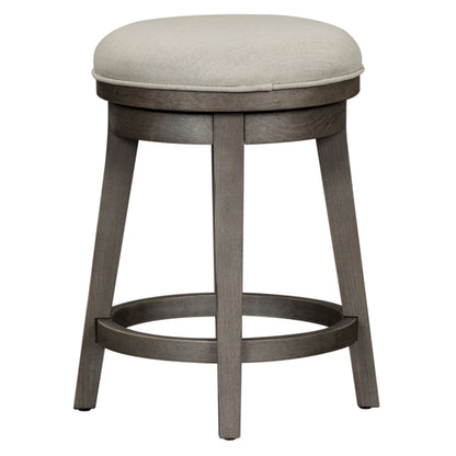 Modern Farmhouse - Console Swivel Stool - Gray